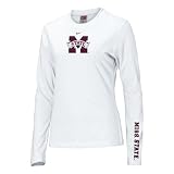 Nike Mississippi State Bulldogs White Ladies Classic Logo Long Sleeve T-shirt
