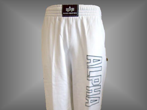 Alpha Industries Jogginghose Track Pant weiss