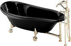 Kohler Birthday Clawfoot Tub K100-B_K102PB Biscuit