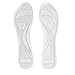 DDLBiz Silicone Mat Sandal Hidden Arch Half Yards Damping Shoes High Heel Insoles 1-Pair Packages