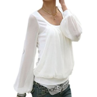 ドルマンスリーブ 7分袖 レース Ｔシャツ シフォン チュニック ブラウス ドルマン Uネック カットソー レディース ブラック ホワイト ピンク 3coros