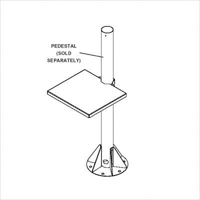 Peerless ACC833 Media Shelf Black