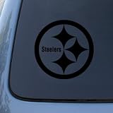 PITTSBURGH STEELERS - Football Superbowl - Vinyl Car Decal Sticker #1817 | Vinyl Color: Black ~ pittsburgh steelers
