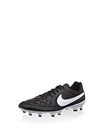 Nike Zapatillas de fútbol Tiempo Genio Leather FG (Negro / Blanco)