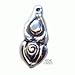 Birthing Goddess - Pewter Pendant - Fertility, Pregnancy, Child Birth, Jewelry, Necklace,