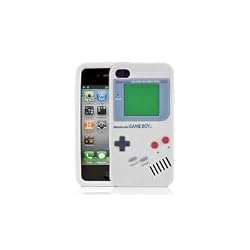GRAY Game Boy Series Silicone Rubber iPhone 4/4S Case