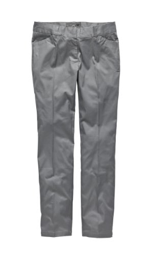 Dickies Damen lange Hose Svelte Chino, ash grey, 32, 01 00664