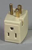 Leviton Square 3-Outlet Adapter (MP1-00692-00I)
