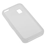 White Durable Flexible Soft Silicone Skin Case for Sprint Samsung SPH-M800 Instinct Cell Phone