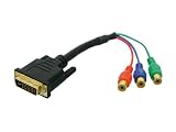 DVI 24+5 an YUV Adapterkabel, vergoldete Kontakte, Länge 20cm