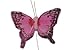 Artificial Feather Butterflies 3 Inch 24 Pieces New
