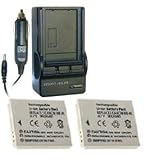 STK's Canon NB-4L Batteries plus Charger - 2 Pack 1400mAh for Canon Powershot SD1400 IS, ELPH 300 HS, SD1400IS, SD750, ELPH 100 HS, SD1000, SD1100 IS, SD600, SD780, SD940 IS, SD630, SD400, SD940IS, SD940IS, SD960 IS, SD1100IS, ELPH 310 HS, SD300, TX1, SD200, NB4L, SD960IS, SD40, SD30, SD430, CB-2LV