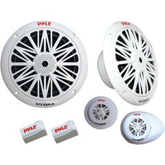 Pyle - PLMR5K; 180 Watts 5.25'' 2-Way Marine Component System