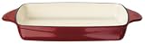 Calphalon Enamel Cast Iron Rectangular Baker, Cabernet Red