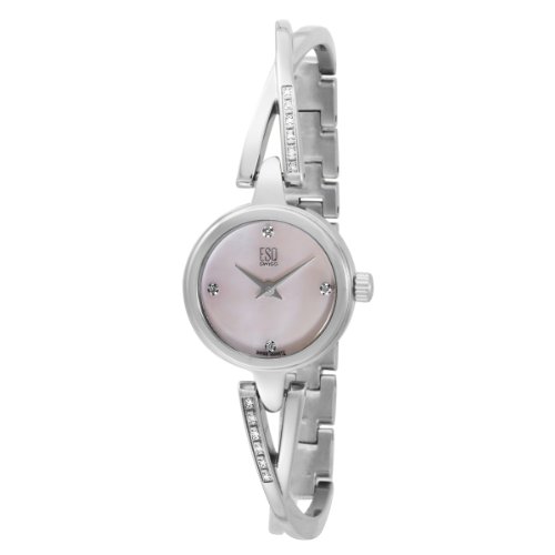 ESQ Movado Womens 7101325 Sienna Diamond Accented Bangle Bracelet Watch ESQ Movado Womens 7101325 Sienna Diamond Accented Bangle Bracelet Watch