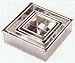 Invicta Professional Heavy Weight Square 4" deep Cake Tin 12" (304cm)