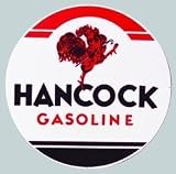 Husky Liners 00015 SignPast Hancock Gasoline Round Reproduction Vintage Sign