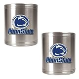 Penn State Nittany Lions 2pc Stainless Steel Can Holder Set NCAA College Athletics