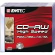 6 Pack of 10x Rewritable CD-RW - 5 Pack