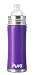 Pura Kiki Sippy Bottle Stainless Steel, Grape, 11 Ounce