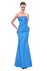 Mermaid Floor Length Corset   Waistline Lace-Up Taffeta Evening Dress/Party Dress 