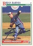 Brian Barnes, Montreal Expos, 1991 Score Prospect Autographed Card