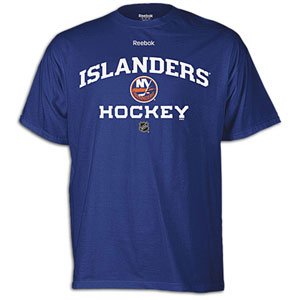 Islanders Reebok NHL Authenitc Team T-Shirt - Men's ( sz. XL, Dark Royal : Islanders )
