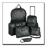 6Pc Leather Luggage Set