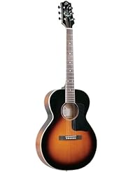 Musical Instruments: The Loar Small Body Acoustic Guitar, Sunburst Finish - The Music Link (AXL)