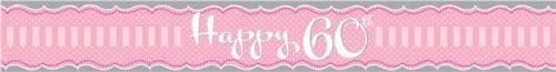 Perfectly Pink Party - Happy 60th Birthday Sash