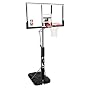 Spalding 72307PR Portable Basketball System with 52-Inch PolyCarbonate Backboard