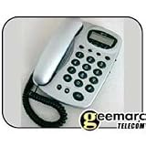 Geemarc Jupiter Petite - Silver with Handsfree Speakerphone, Caller ID, 110 phone number memory & Digital Display from Geemarc