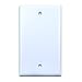 Vanco 820543 Blank Wall Plates (Single, Stainless Steel)
