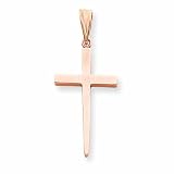 14k Rose Gold Cross Pendant