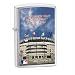 Brushed chrome lighter with "The House that Ruth Built 1923-2008" on the lid the Yankees iconic NY batting helmet design and an image of the entrance to the great park in Zippo's vivid color imaging process. Packaged in a tin and custom sleeve.ATTRIBUTES&nbsp;Finish/Material:&nbsp;Brushed Chrome&nbsp;Fuel:&nbsp;Lighter Fluid&nbsp;Graphic:&nbsp;Last Game Yankee Stadium&nbsp;Special Features:&nbsp;Windproof