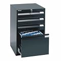 Bisley Schubladenschrank Serie F 4 Sch�be schwarz