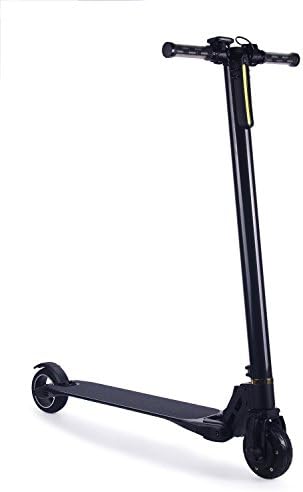CZM Electric Kick Start Scooter Carbon Fiber Frame (Black)