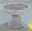Rustic Flowerbed Birdbath