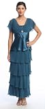 #1042 - BEST SELLER - Formal Evening Gown. Mother of the Bride/Groom Full Length Formal Dress. Perfect for any occasion