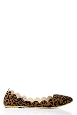Scalloped Flats in Leopard