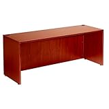 Boss 60 inch W by 30 inch D Desk Shell, Cherry