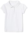 Dockers Girls 7-16 Short Sleeve 3 Button Interlock Polo-School Uniform