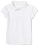 Dockers Girls 7-16 Short Sleeve 3 Button Interlock Polo-School Uniform