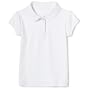 Dockers Girls 7-16 Short Sleeve 3 Button Interlock Polo-School Uniform