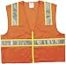 Safety Vest - Class II with Pockets (Solid, Orange)