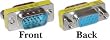 HD15 (VGA) Male / HD15 (VGA) Female, VGA Mini Gender Changer (For PC)