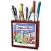 lactose intolerance - Londons Times Funny Music Cartoons - Lactose Intolerance - Tile Pen Holders-5 inch tile pen holder