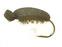 Three Black Foam Beetles Size 14 Trout Flies