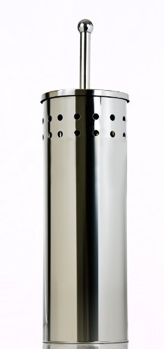 Taymor Stainless Steel Tall Toilet Bowl Plunger with Lid