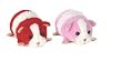 Ganz Lil' Guinea Pigs in Red and Pink Set of 2